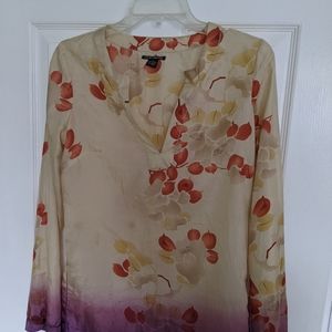 Beautiful Silk Lucky Brand Blouse